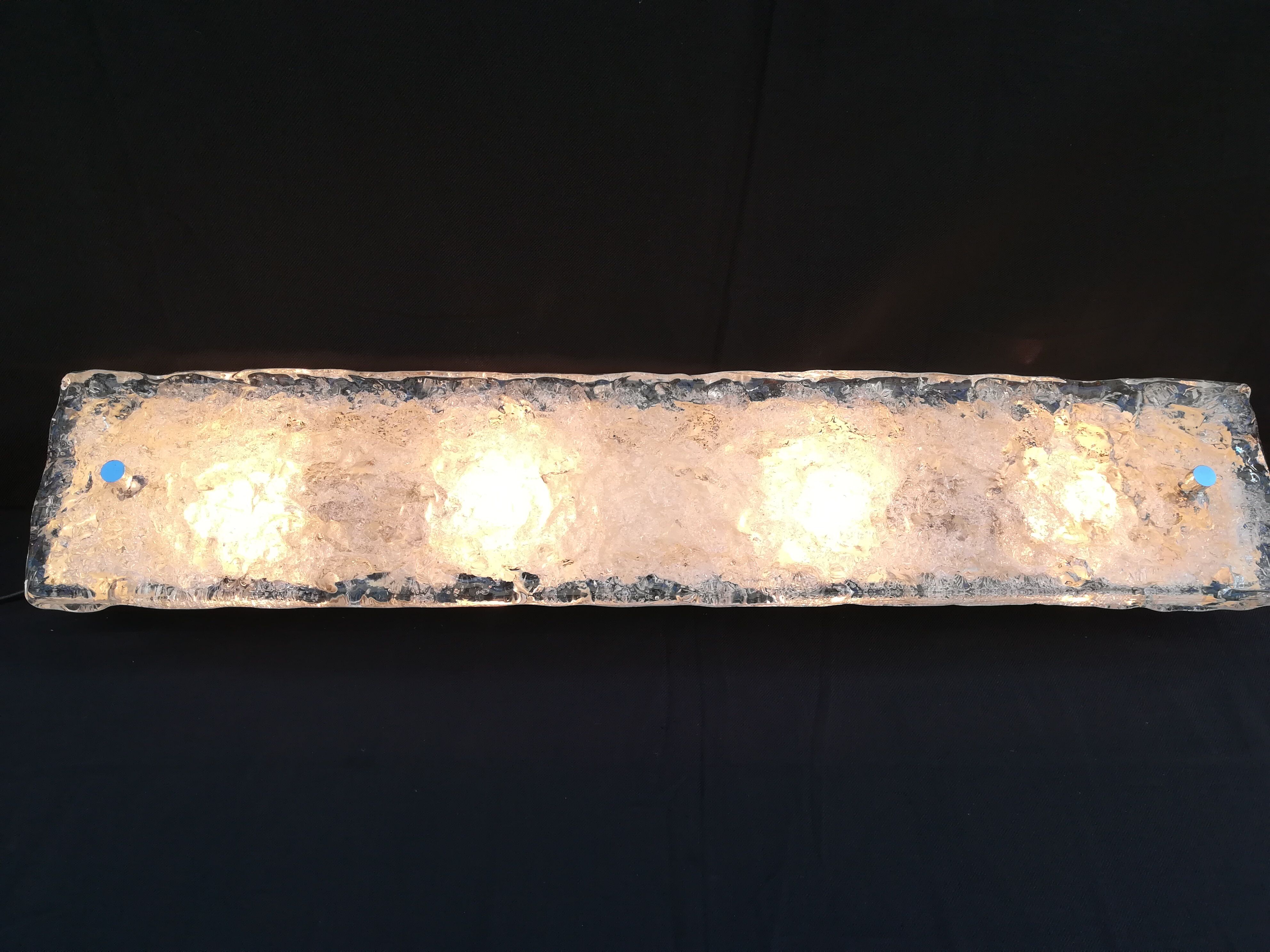 Murano glass sconces