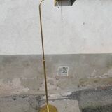 Adjustable brass vintage floor lamp