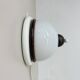 Vintage brown and white wall lamp sconce , 1970s