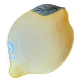 Plat barbotine citron vintage