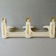 Wall coat rack with 3 hooks, 70s