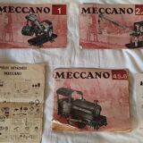 Lot of meccano with book (several models).