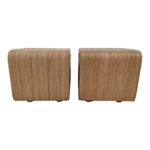 Paire de tables de chevet