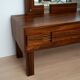 Miroir suédois du milieu du siècle avec console de coiffeuse – Ateljé Glas & Trä