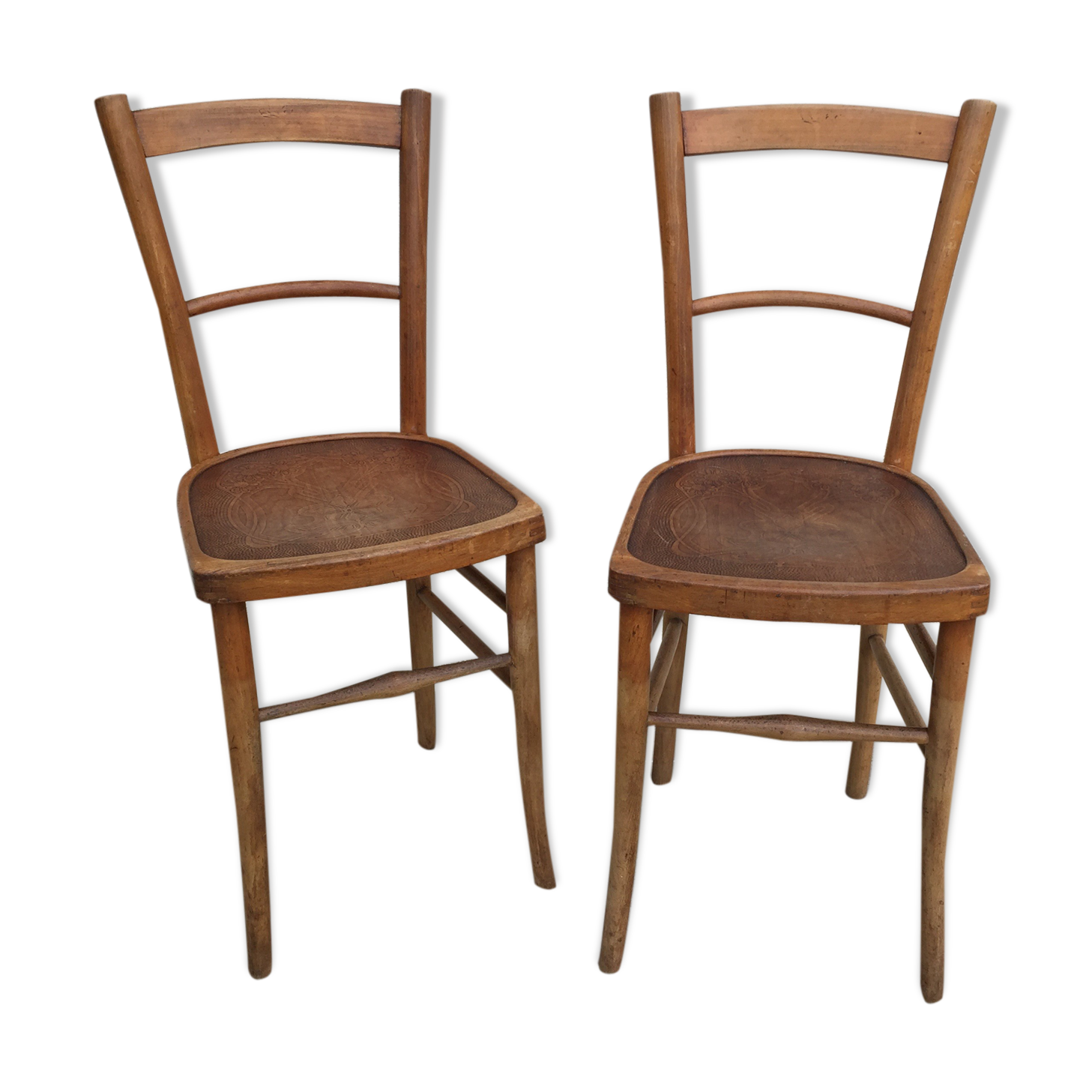 Paire de chaises de bistrot 1930