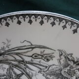 Set de 6 assiettes terre de fer vert foncé "Raoul"