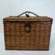 Vintage wicker box
