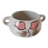 Vintage Salins soup bowl – Coppelia model – hand-decorated
