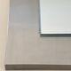 Square mirror on stainless steel base, France 1970s