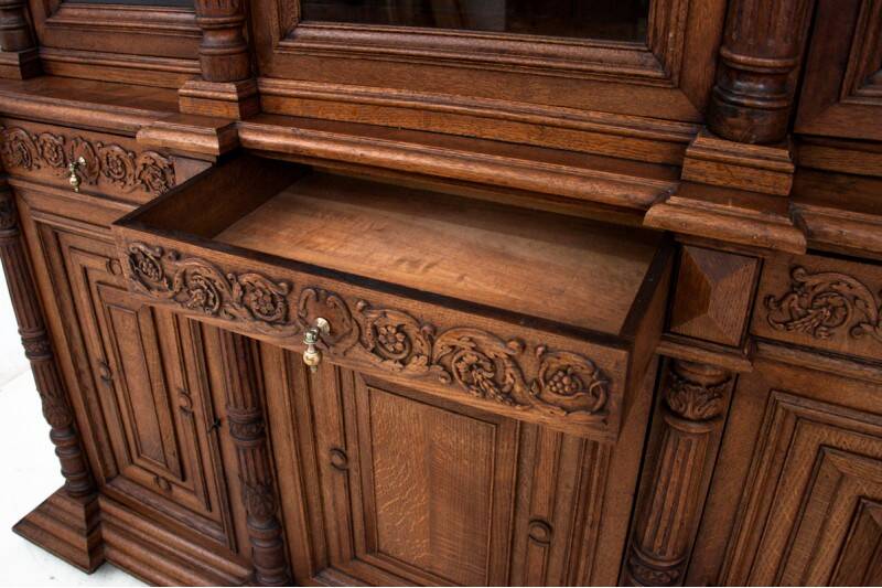 Library, France, around 1890.