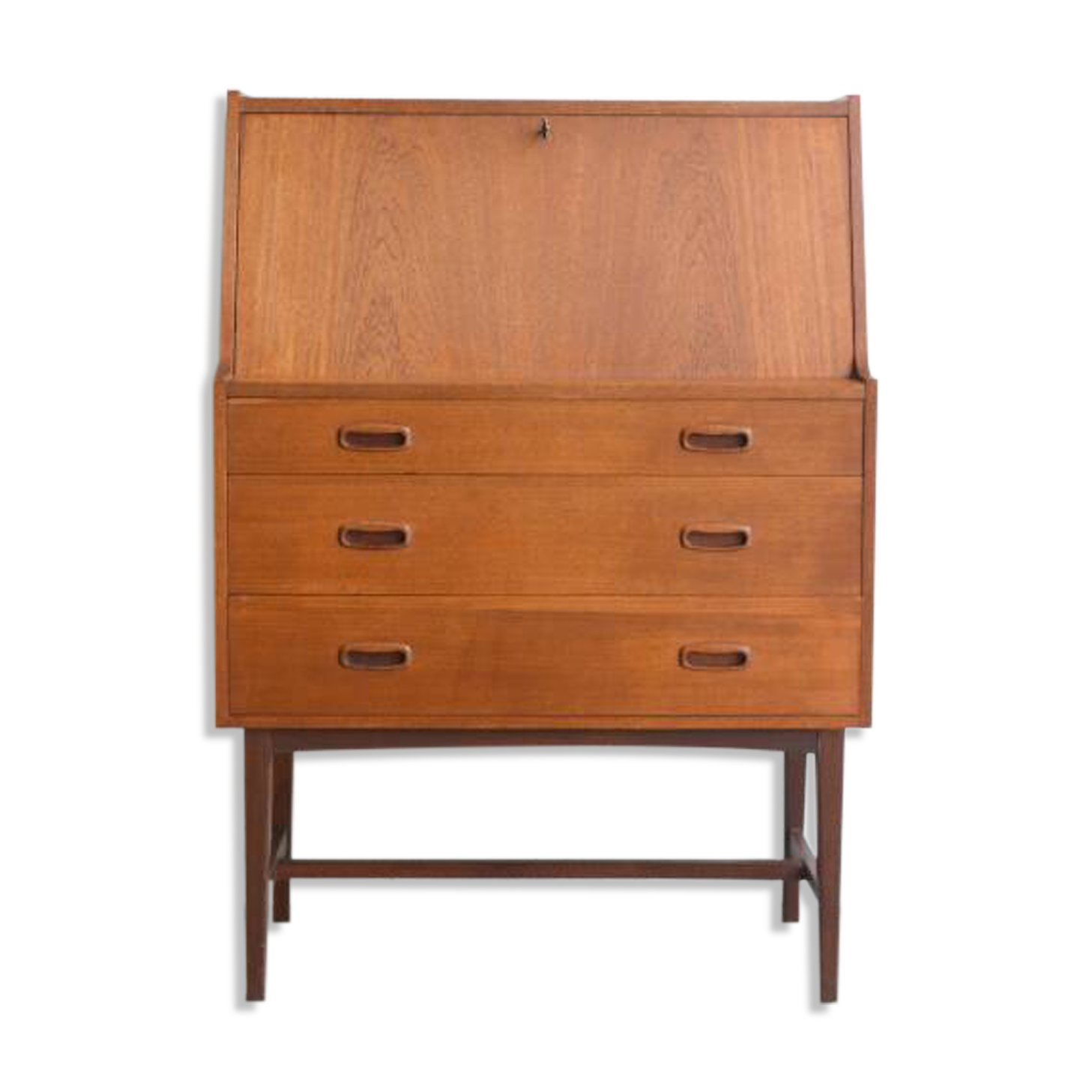 Teak secretary 77cm