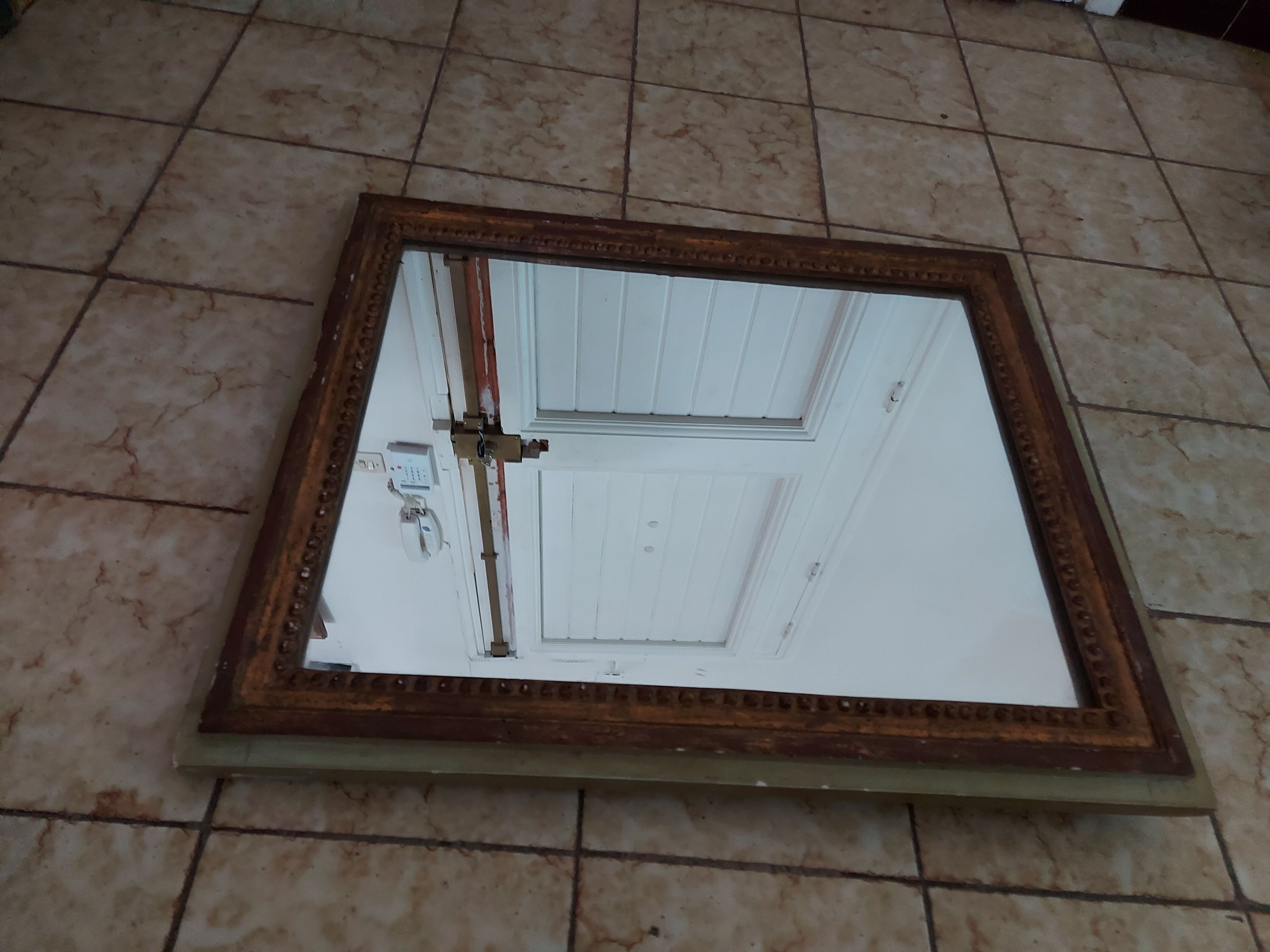 Louis XVI-style wooden mirror  50x60cm