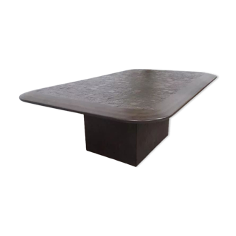 Vintage stone coffee table