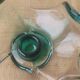 Italian glass candle holder
