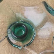 Italian glass candle holder