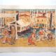 Port of Marseille, original lithograph signed by Arlandis Antoine, 1977
