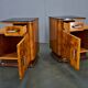 1942s set of bedside tables by Jindrich Halabala, Czechoslovakia