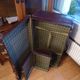 Duo of vintage dark brown suitcases "Mother Big and her little chaperone"