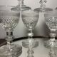 7p. Glasses Saint Louis Trianon model