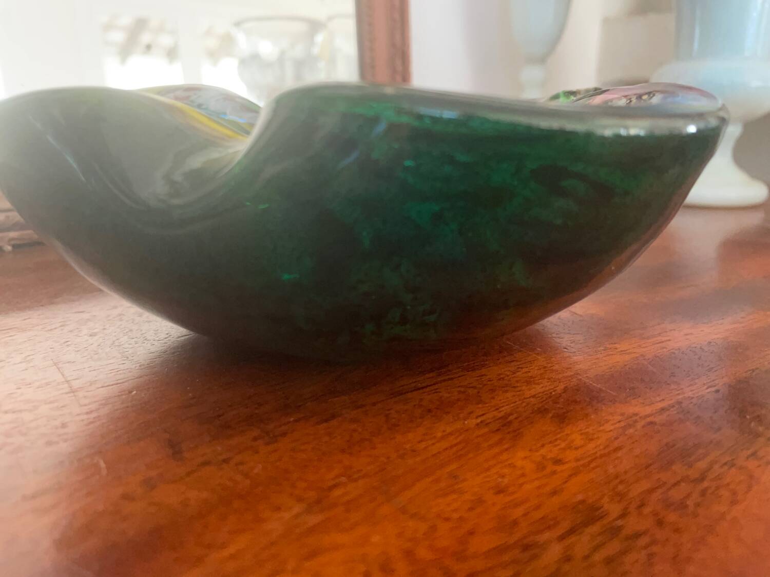 Murano “tutti frutti” AVEM pocket ashtray circa 1950