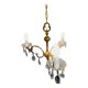 3-light bronze chandelier