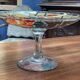 Enamelled glass footed bowl signed LEG for LEGRAS