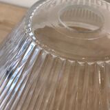 Two fluted glass offal