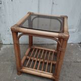 Rattan bedside