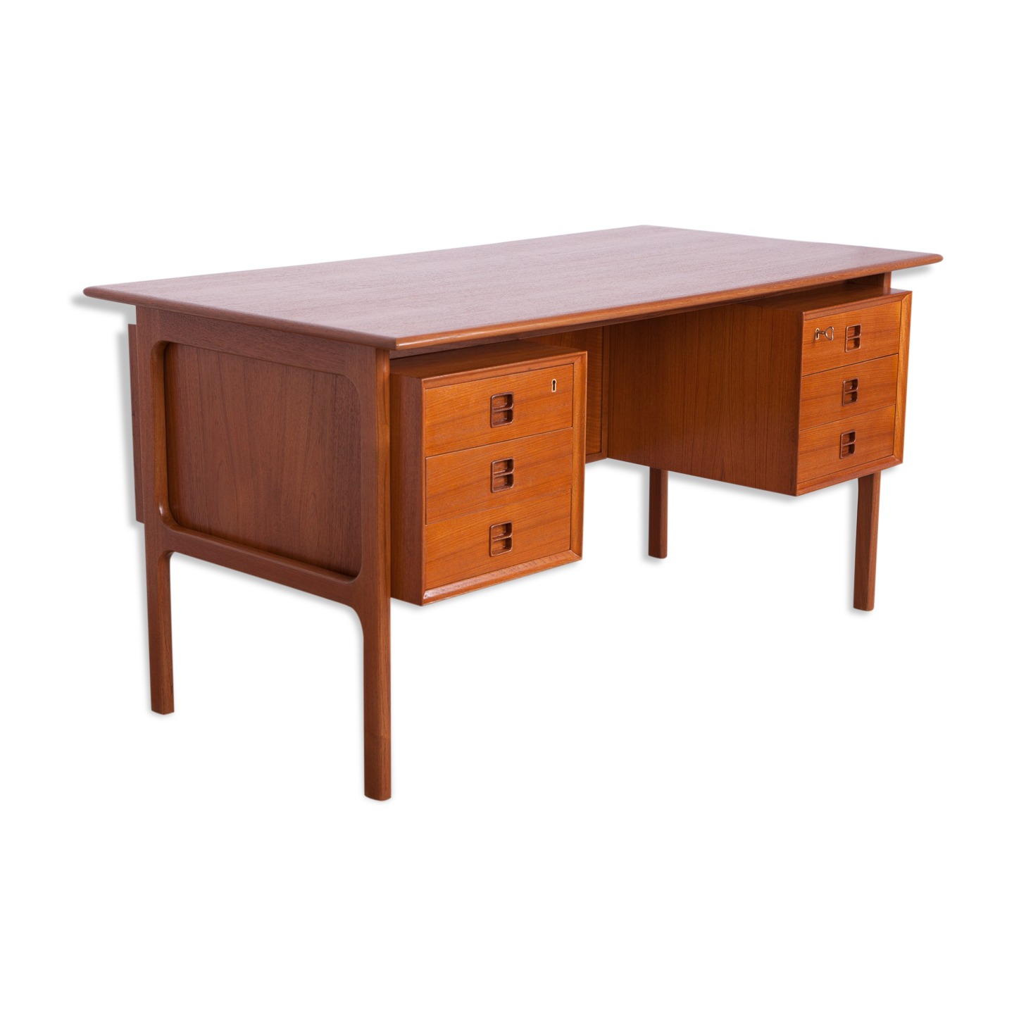 Mid-century danish teak desk by Arne Vodder for Sibast, 1960s