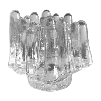 Kosta Boda's Scandinavian vintage glass candlestick