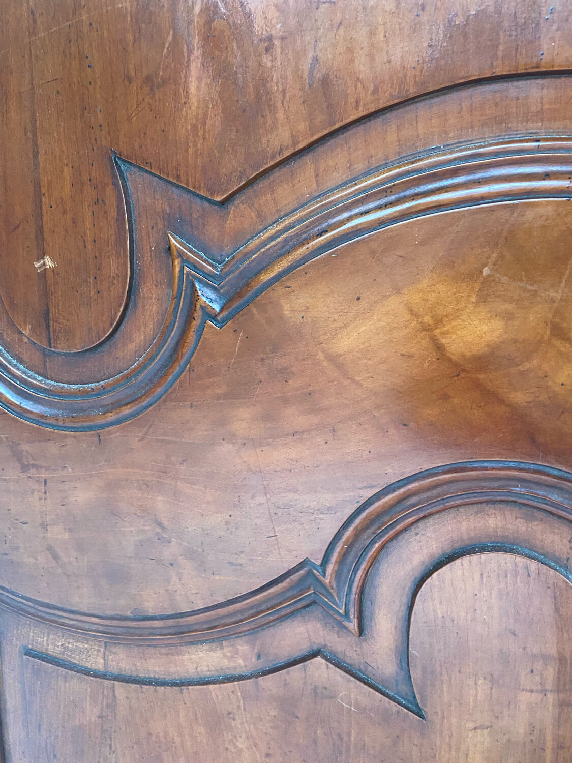 Pair of walnut doors