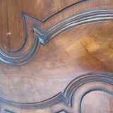 Pair of walnut doors