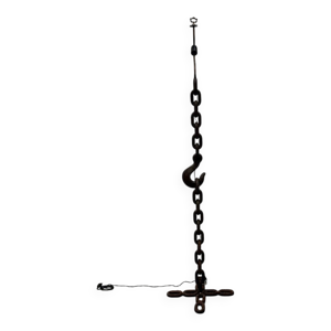 Lampadaire brutaliste - fonte