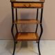 Table d'appoint antique Napoléon 3 avec marqueterie