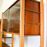 William Watting walnut wall rack Fristho Franeker, 1956