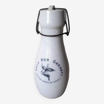 Advertising milk bottle