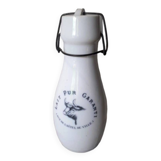 Advertising milk bottle