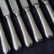 6 Silver-plated and Stainless Steel Table Knives Jean Couzon 24 cm