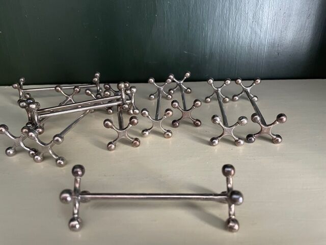 Knife holder Christofle silver metal early twentieth century.