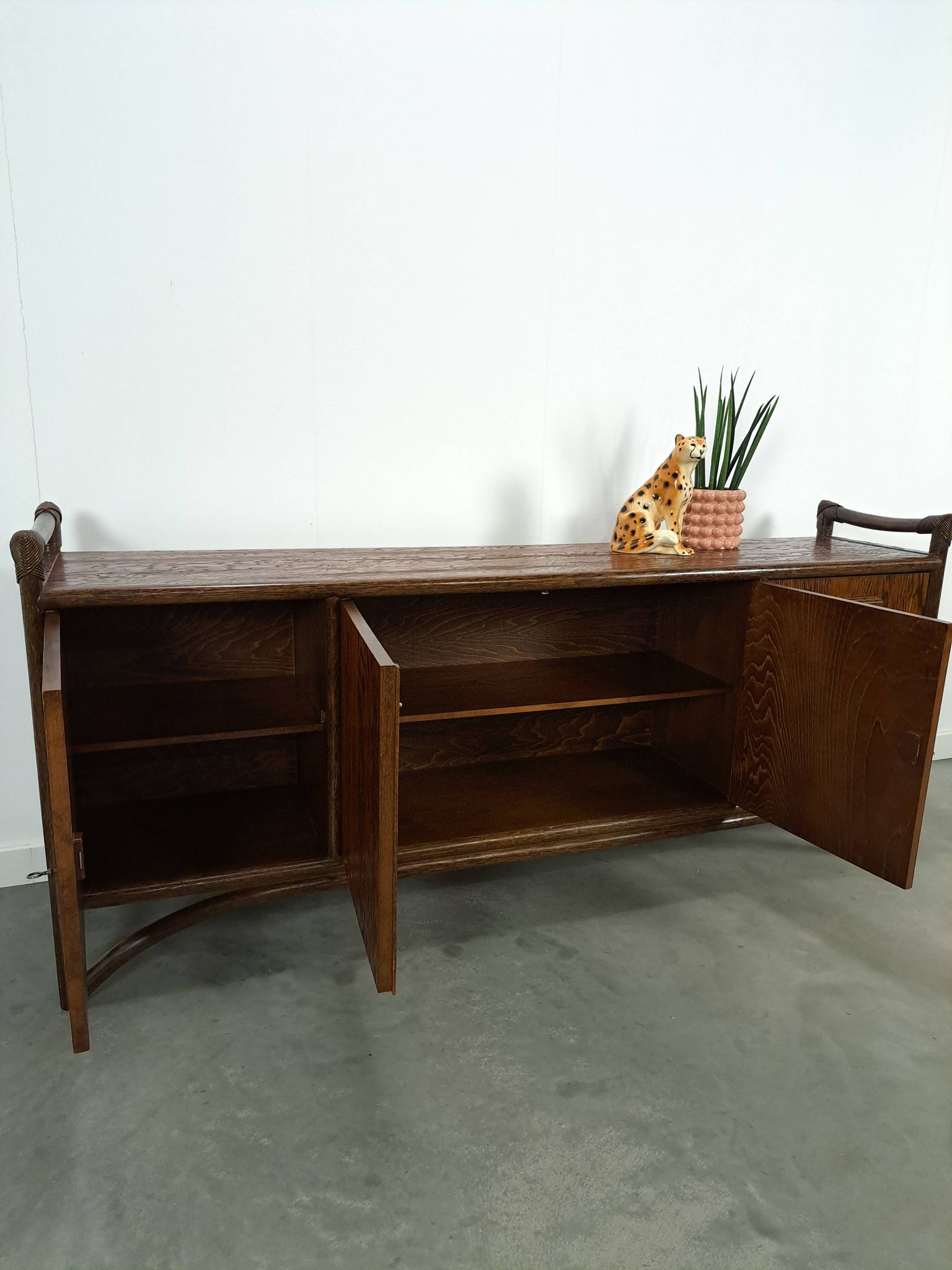 Buffet vintage en bambou