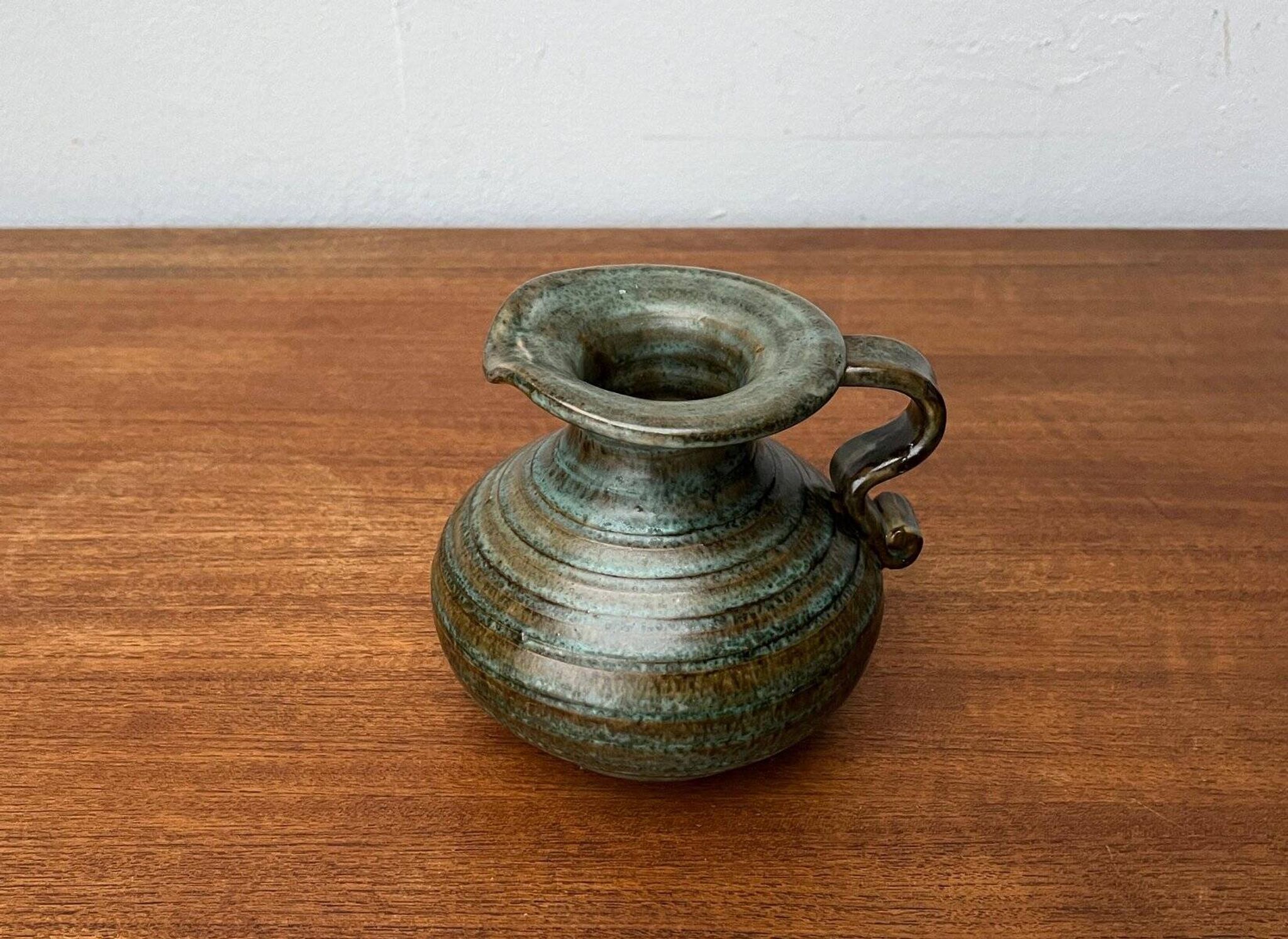 Mid-century pottery vase from the 1960s.