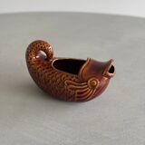 Fish-shaped ceramic sauceboat