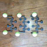 3 double coat racks 50 years vintage