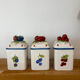 Set of 3 beautiful fruit barbotine pots by Villeroy and Boch.