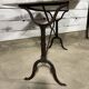 Table bistrot plateau marbre