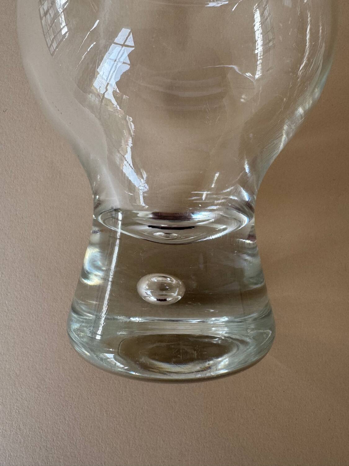 Vintage Set Of 2 Modernist Glass by Goran Warff for Kosta Boda