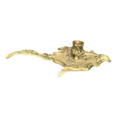 Brass candlestick from the Napoleon III era