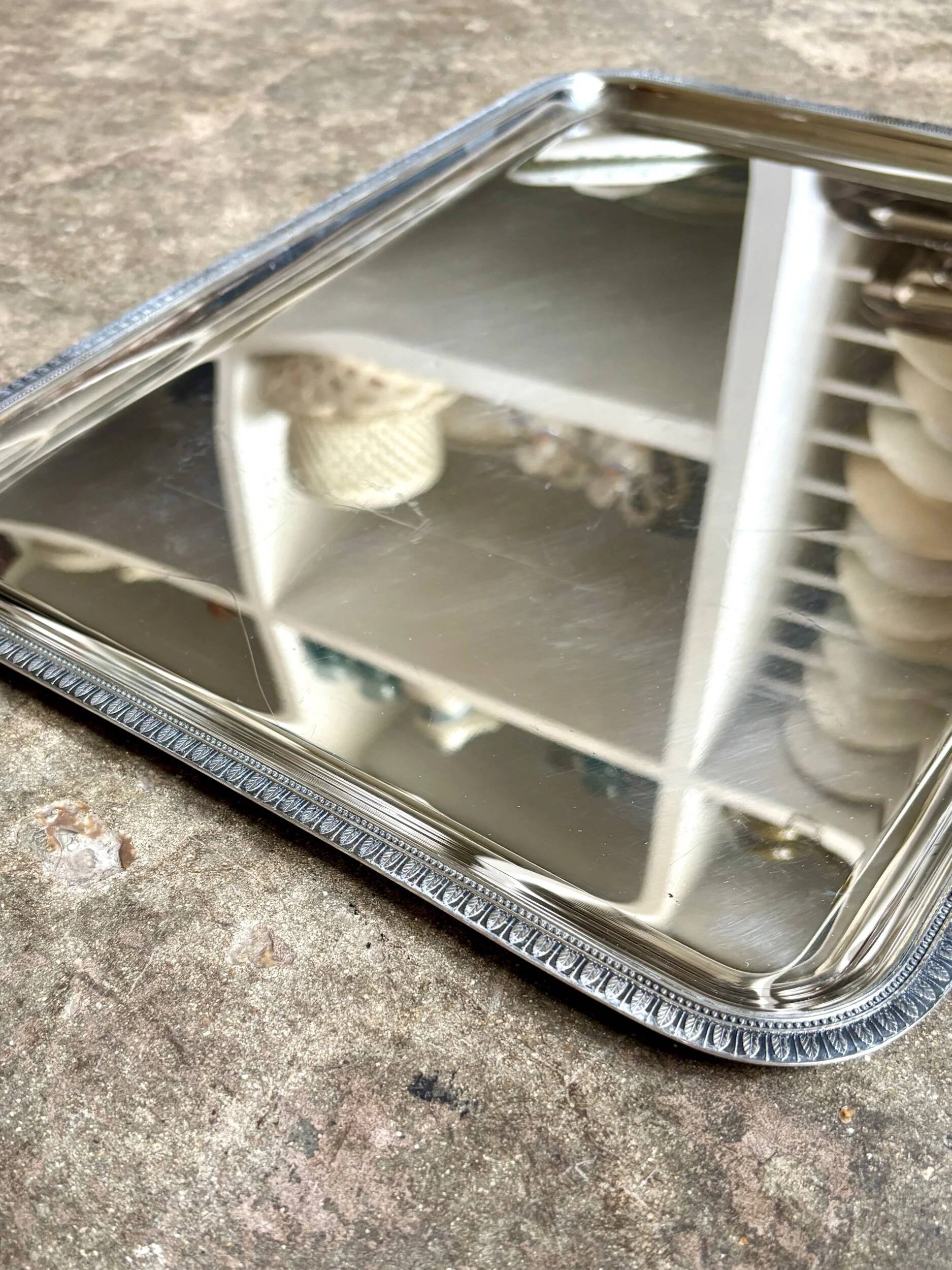 Christofle silver-plated tray