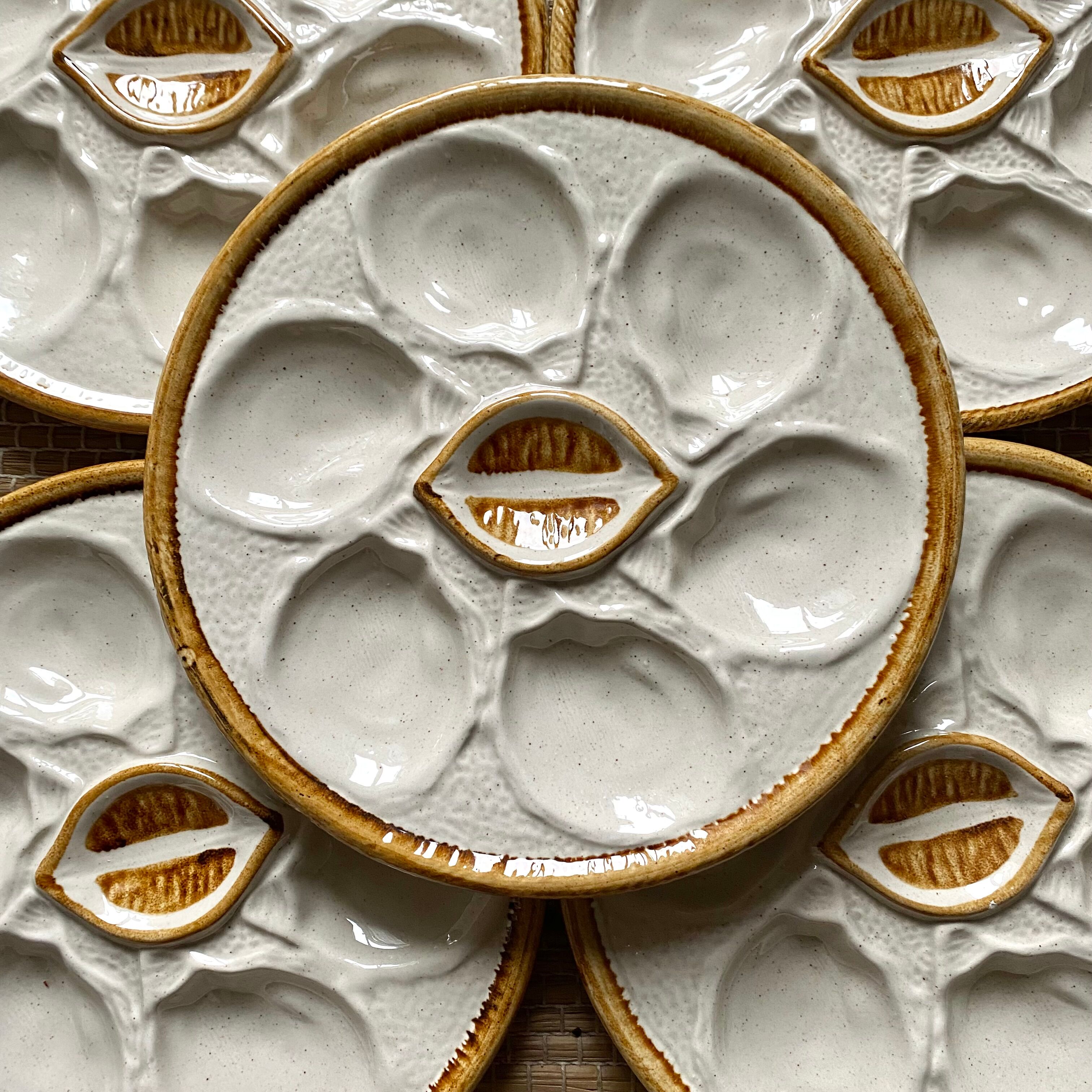 St Clement oyster plates