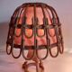 Paire de lampes bambou années 70